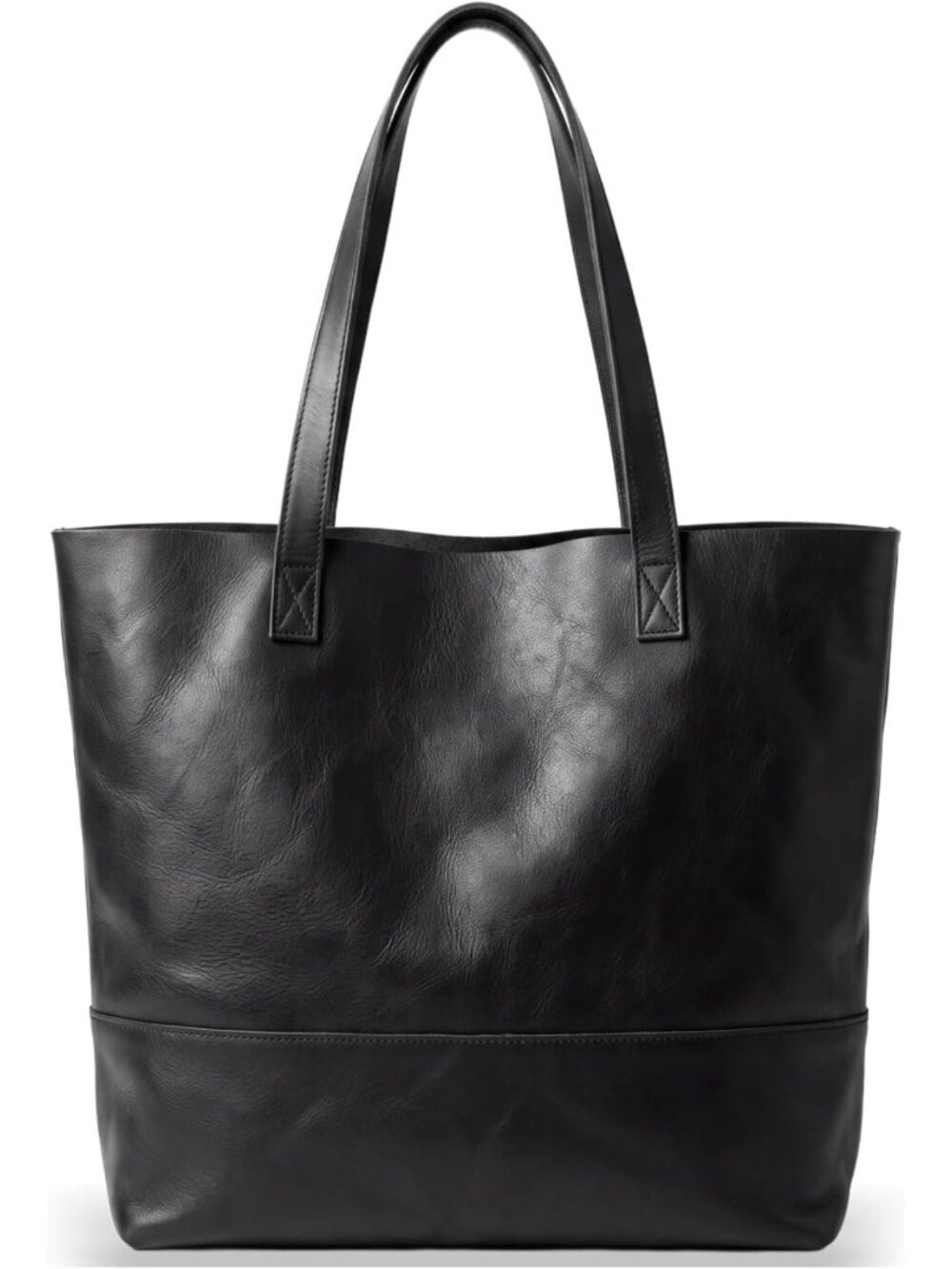 Stylish Leather Tote Bag for Women, Fits 16" Laptop, Spacious Work & Travel Bag